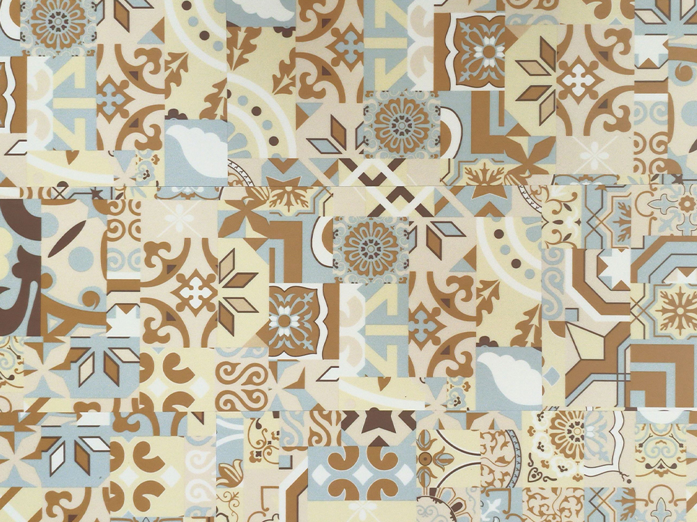 LVT-WG kuviollinen laatta 12 × 37