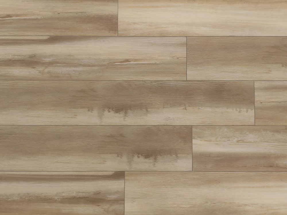 SPC-lattia Vaalea beige puusyvyys 7,25×48