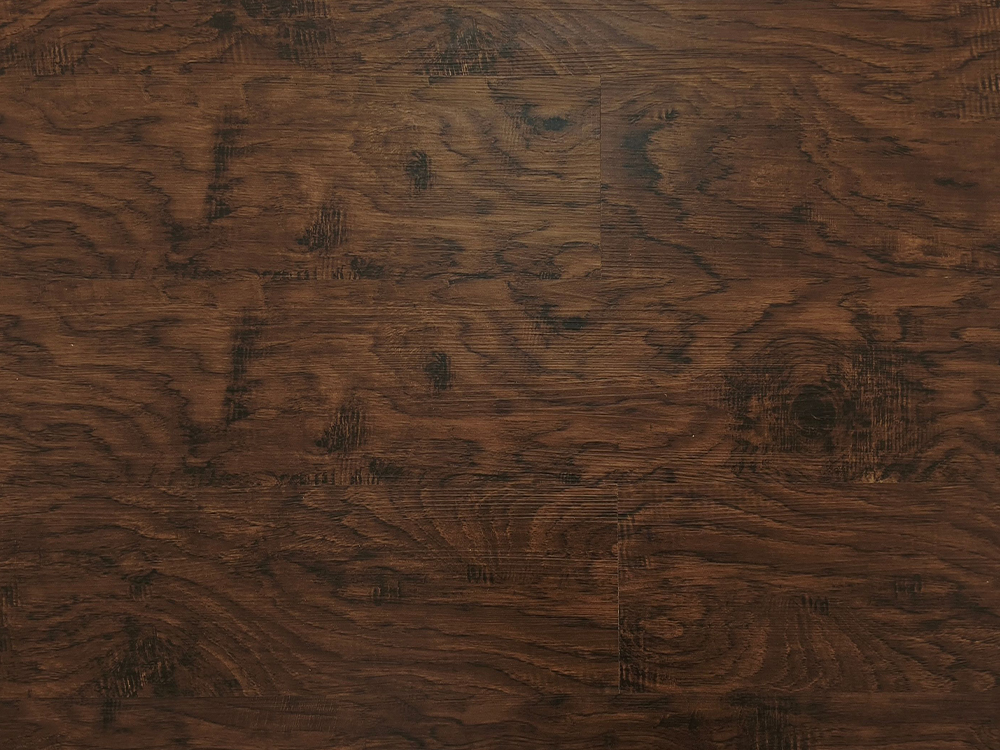 WPC-lattia Tummanruskea puusyinen 7×48